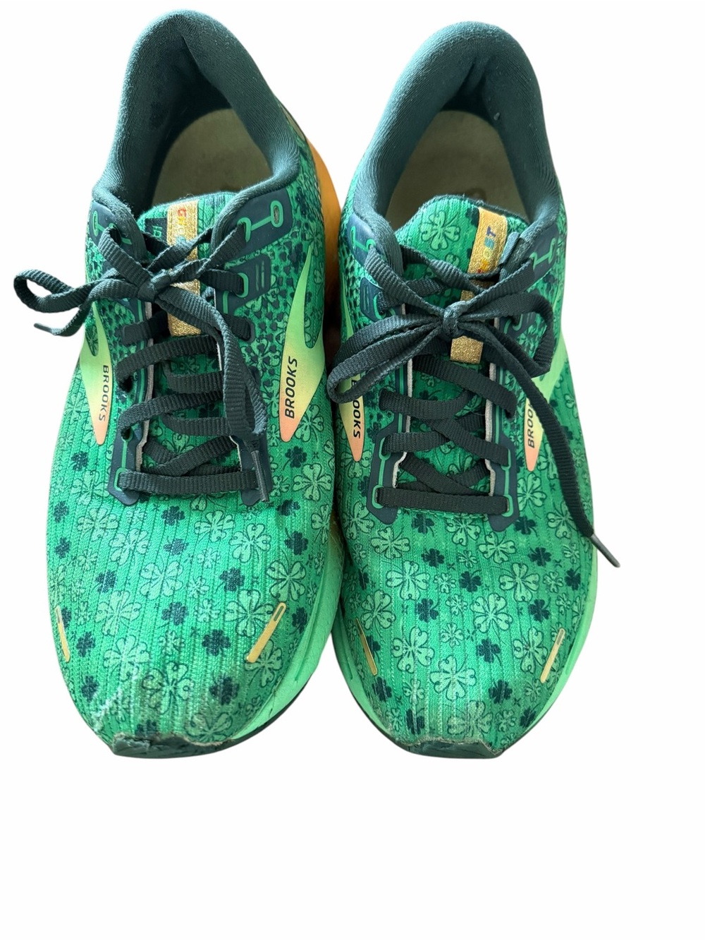 Brooks Ghost 14 Shamrock Running Shoes size 11.5 women’s